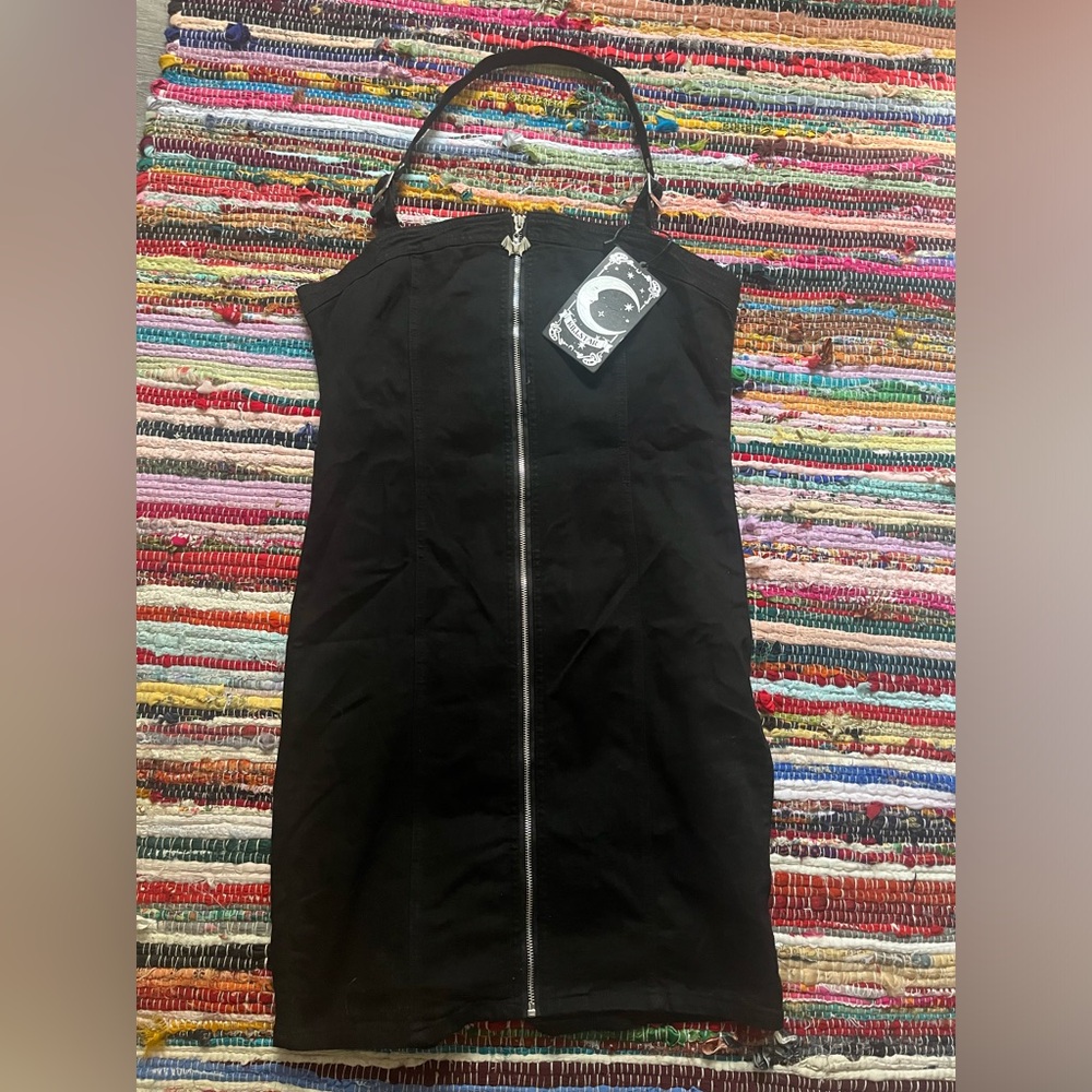Halter NWT Killstar Dress with Zipper Front